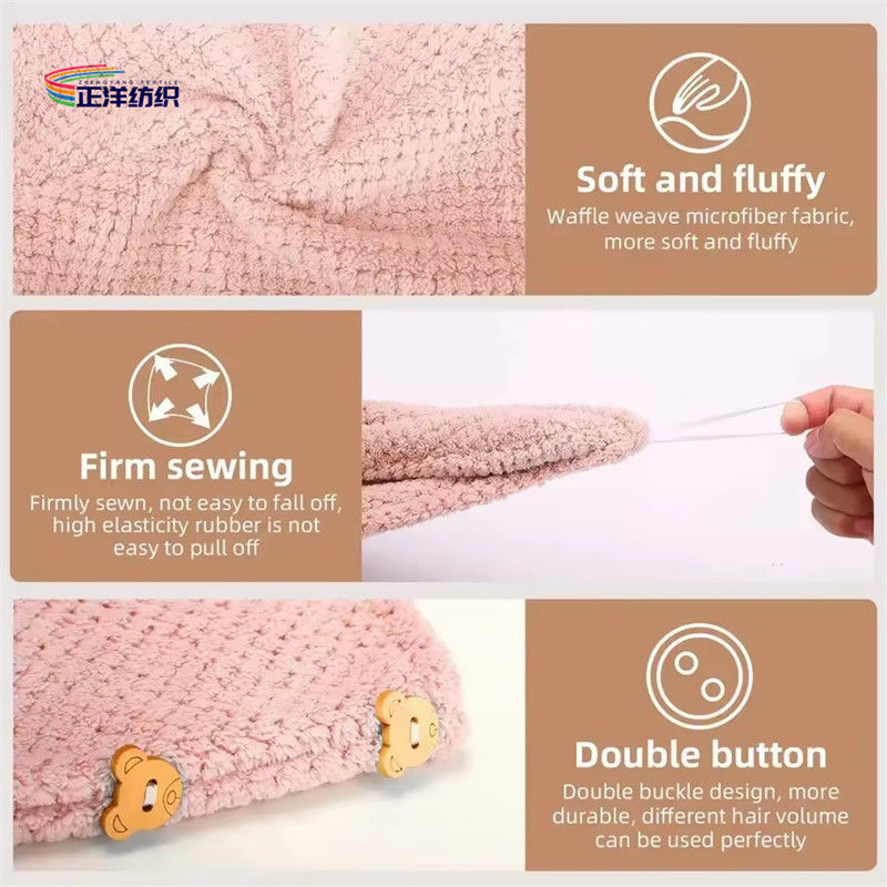 Magical Water-Absorbent Towel Woman Long Hair Drying Wrap Turban Towel Hair Natural Drying Towel